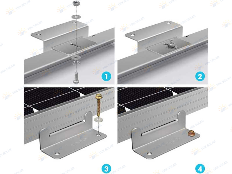 Solar Panel Mounting Z Brackets