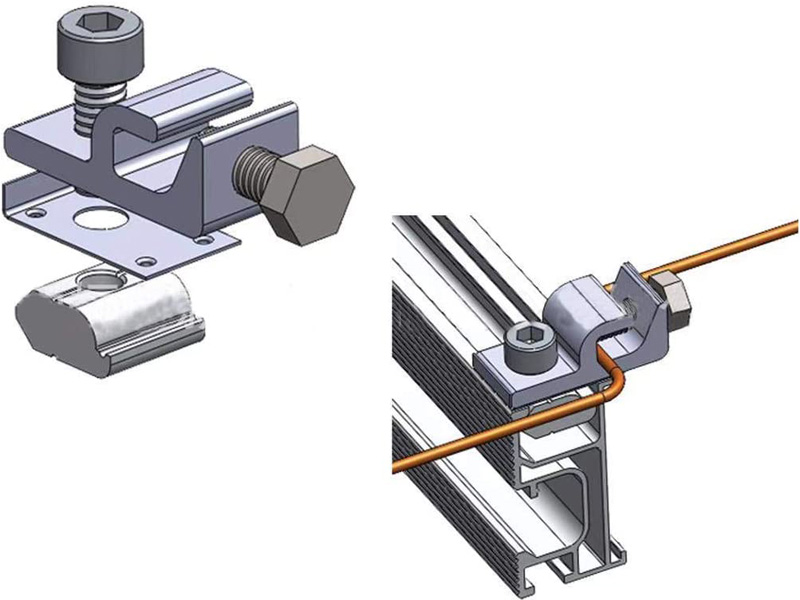 Solar Panel  Earthing Ground Lug 